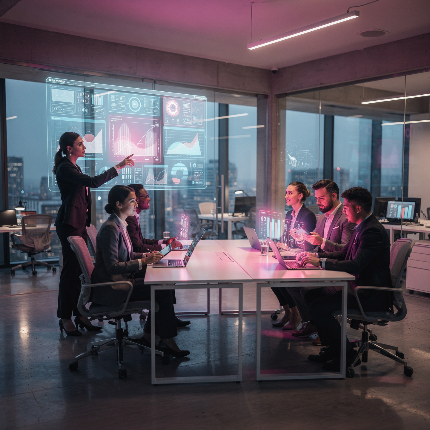 Team collaboration meeting